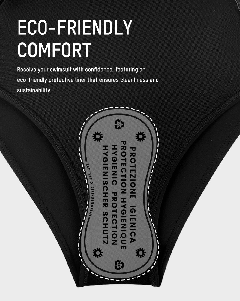 OmbreSwim - Twist Front Tummy Control One-Piece Swimsuit