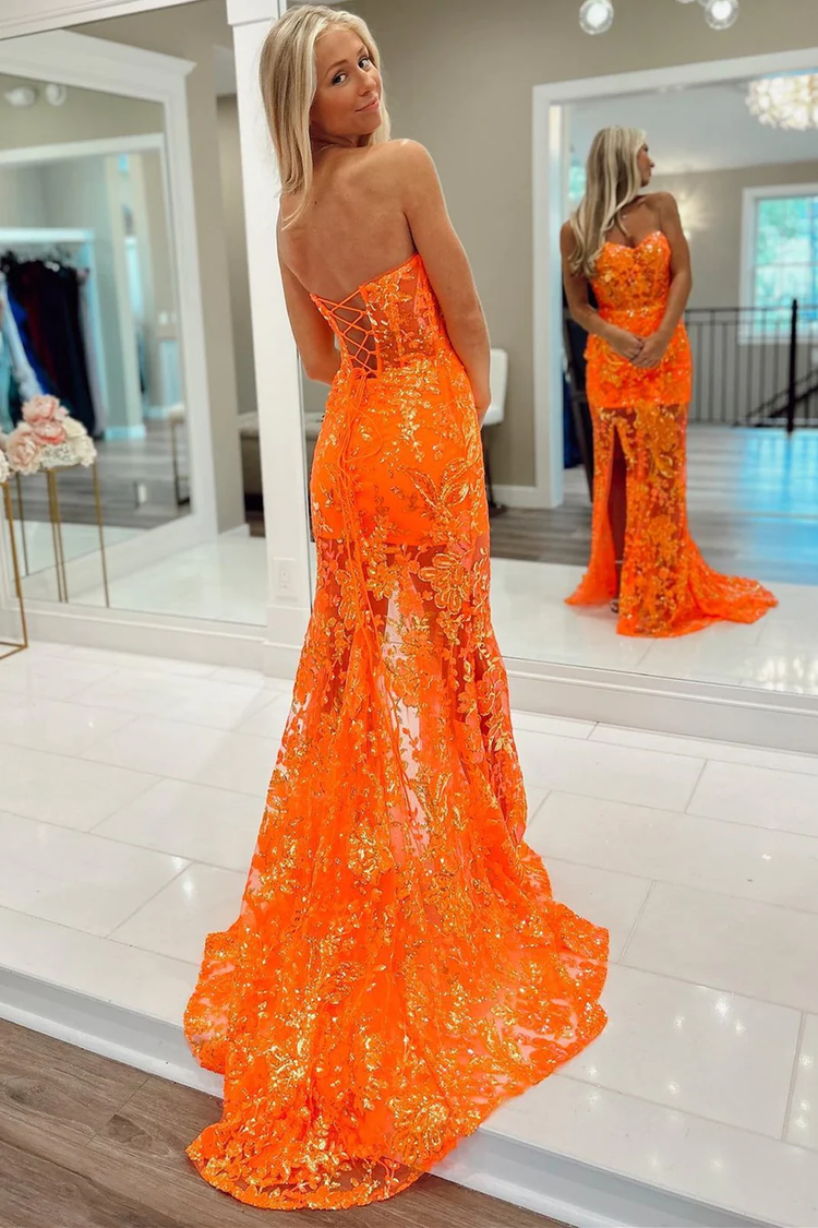 Off-Shoulder Floral Lace Appliques A-Line Prom Dress main image 1