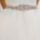 Wedding Sash Belt with Rhinestones