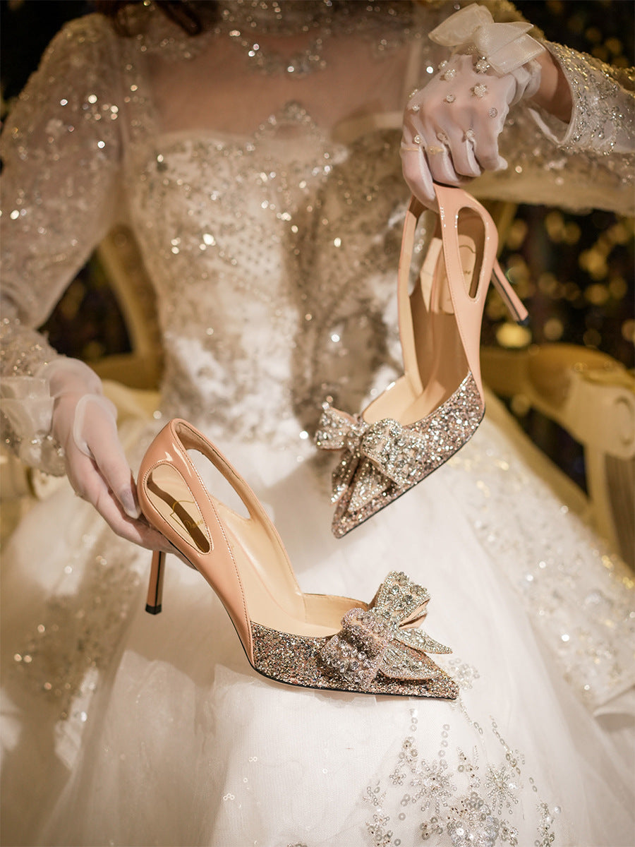 Silver Shoes Gold Dress Shoes For Wedding Wedding Reception Wedding Guest What Color Shoes To Wear With Champagne Wedding Dress Elegant Pointed Toe Silver Shoes Gold Dress Shoes For Wedding Wedding Reception Wedding Guest What Color Shoes To Wear With Champagne Wedding Dress Elegant Pointed Toe
