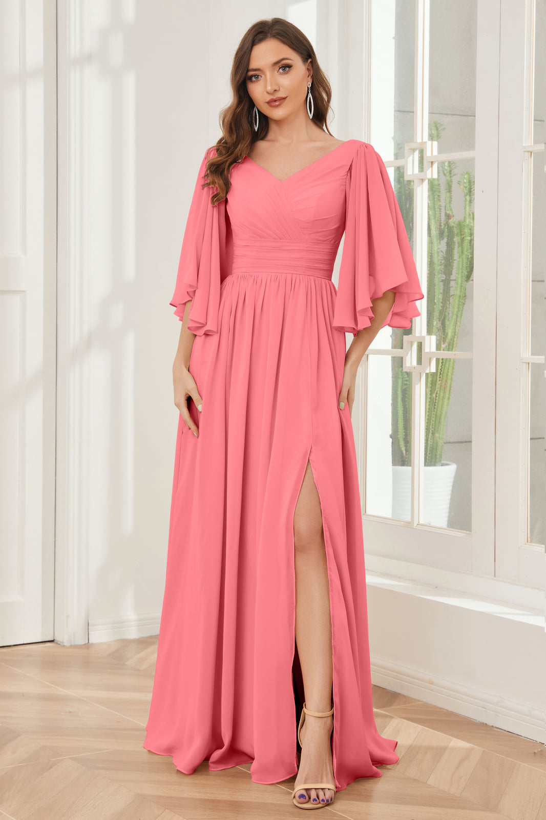 Watermelon Bridesmaid Dresses