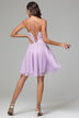 Niulatu A Line Spaghetti Straps Lace Short Homecoming Dress 20th Birthday Outfits HZ1110