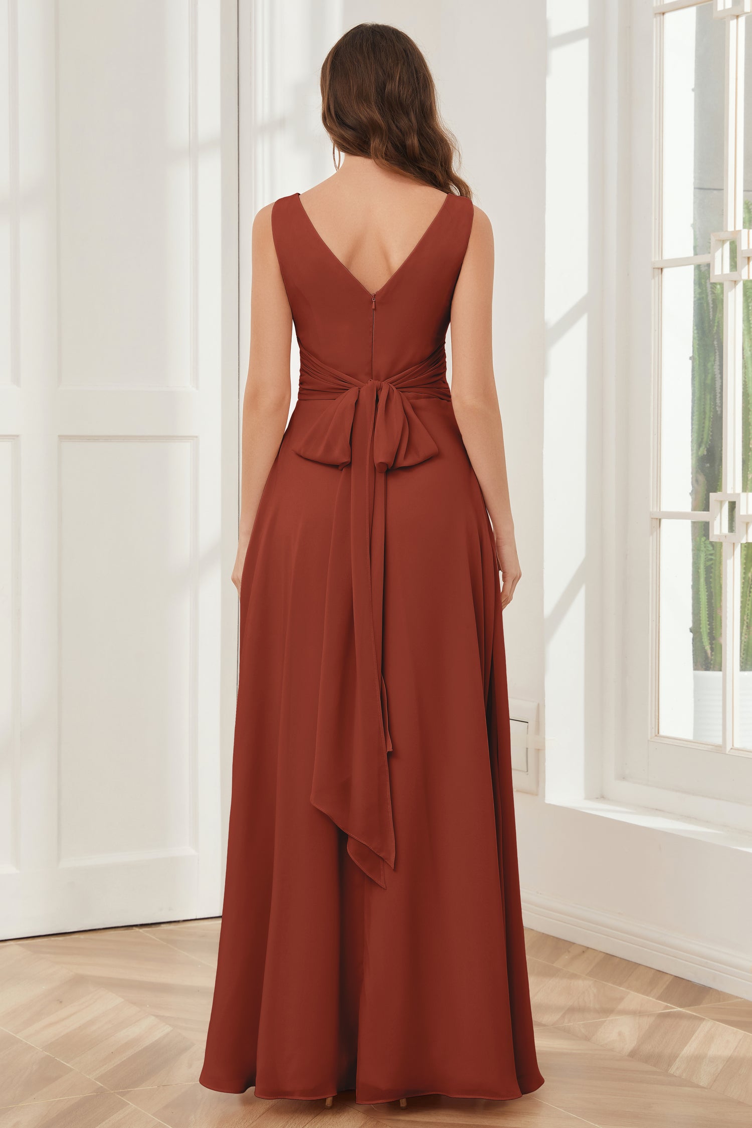 pretty rust color | Dresses | Pinterest | Rust color dress, Rust bridesmaid  dress, Maxi dress evening