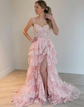 Sky Blue Off Shoulder Appliques Beads Prom Dress with Overskirt
