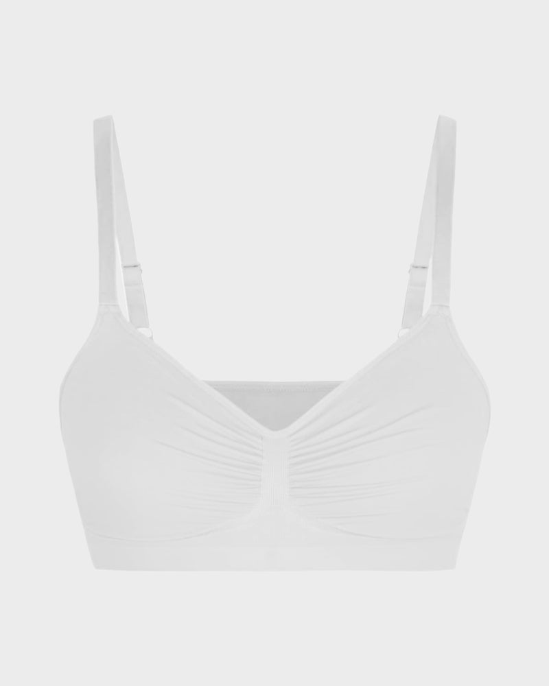 OmbreSwim Women's Full Coverage Non-Padded Wireless Sculpt Bra