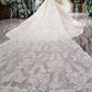 Gorgeous Long Sleeves Ball Gown Wedding Dresses With Beading Appliques