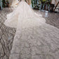 Gorgeous Long Sleeves Ball Gown Wedding Dresses With Beading Appliques