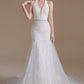 Gorgeous Mermaid Lace Off The Shoulder Tulle Wedding Dresses