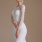 New Arrival Mermaid Long Sleeve Sweep Train Wedding Dresses