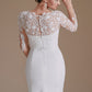 New Arrival Mermaid Long Sleeve Sweep Train Wedding Dresses