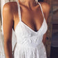 A Line Court Train Halter Sleeveless Backless Side Slit Cheap Wedding Gown,Beach Wedding Dress W159 - Ombreprom