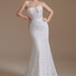 New Arrival Sweetheart Off the Shoulder Lace Long Beach Wedding Dresses