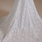 New Arrival Sweetheart Off the Shoulder Lace Long Beach Wedding Dresses