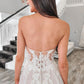 Charming Mermaid Sweetheart Sparkly Tulle Wedding Dresses with Lace
