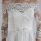 Elegant Lace Appliques Off the Shoulder Long Sleeves Wedding Dresses