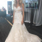 Elegant Backless Mermaid Open Back Sweetheart Wedding Dresses
