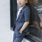 Cute Half Sleeves Kids Wedding Suit Ring Bearer Suits R01