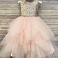 Stunning Round Neck With Sequins Ball Gown Bowknot Flower Girl Dresses