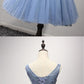 Luxurious A-line Straps Knee Length Short Tulle Homecoming Dresses