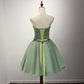 Cute Sweetheart Neck A-Line Classy Homecoming Dresses