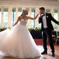 Sweetheart A Line Sleeveless Wedding Dresses Ball Gowns