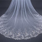 Chic Appliques Veil Long Tulle With Sequined Wedding Veil