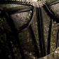 Elegant Black Spaghetti Strap Sequins Tulle Short Homecoming Dresses