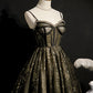 Elegant Black Spaghetti Strap Sequins Tulle Short Homecoming Dresses