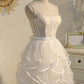 Champagne Spaghetti Straps Beading Tulle Princess Homecoming Dresses