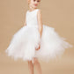 Chic Sleeveless Lace Tulle Flower Girl Dresses