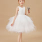 Chic Sleeveless Lace Tulle Flower Girl Dresses