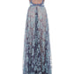 A Line Floor Length V Neck Spaghetti Sleeveless Backless Long Prom Dress,Party Dress P215 - Ombreprom