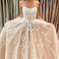 Chic A Line Tulle Lace Appliques Long Prom Dress