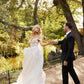 Charming Ball Gown Sweetheart Tulle Wedding Dresses with Lace
