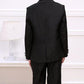 Balck Little Boys Slim Fit Suit Long Sleeves Ring Bearer Suits R03