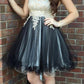 Delicate Sweetheart A Line With Appliques Knee Length Homecoming Dresses