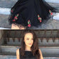 Cute Two Piece With Appliques Little Black Dresses Homecoming Dresses