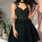 Delicate Sweetheart Spaghetti Straps A Line Homecoming Dresses