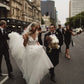 Charming V Neck Sleeveless Lace Wedding Dresses with Appliques