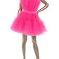 Cute Strapless Tulle Short Homecoming Dresses