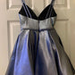 Chic Spaghetti Straps A Line Short Homecoming Dresses