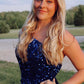 One Shoulder Sequin Short Homecoming Dresses