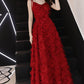 A-Line Sweet Spaghetti Straps Long Prom Dresses, Evening Dress