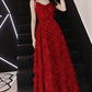 A-Line Sweet Spaghetti Straps Long Prom Dresses, Evening Dress