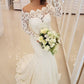 Gorgeous Off Shoulder Long Sleeves Mermaid Wedding Dresses