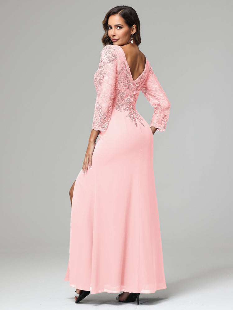 Enthusiastic Chiffon Floor-length Zipper Mother of the Bride Dresses