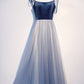 Spaghetti Straps Lace Up Floor Length Modest Evening Dresses Party Prom Dresses