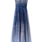 Products Chic Gorgeous Long A-line Ombre Sequin Floor Party Prom Dresses M1057