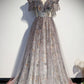Gorgeous Long Off The Shoulder A-line Tulle Prom Dresses Cute Dresses