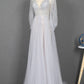 Amazing Long Gray Beading Prom Dresses Modest Evening Gowns